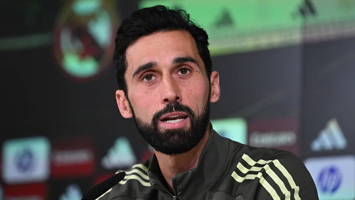 Arbeloa face à la presse le 13 janvier (Photo by Denis Doyle/Getty Images).