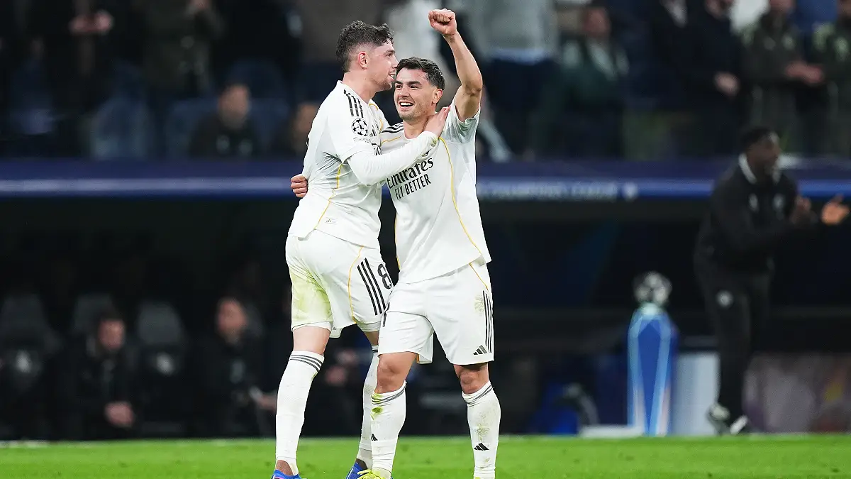 Brahim Diaz avec le Real Madrid face à Manchester City le 11 mars (Photo by Angel Martinez/Getty Images).