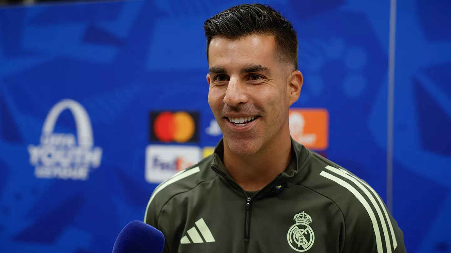 Alvaro Lopez, entraîneur pour la Youth League du Real Madrid (realmadrid.com)