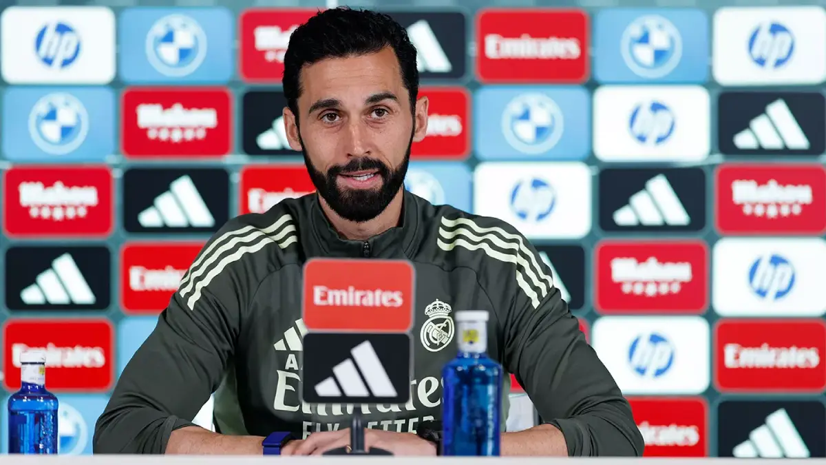 Arbeloa en conférence de presse avant Majorque - Real Madrid. (realmadrid.com)
