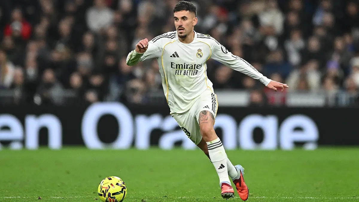 Dani Ceballos lors de Real Madrid-Rayo Vallecano le 1er février (Photo by Denis Doyle/Getty Images).