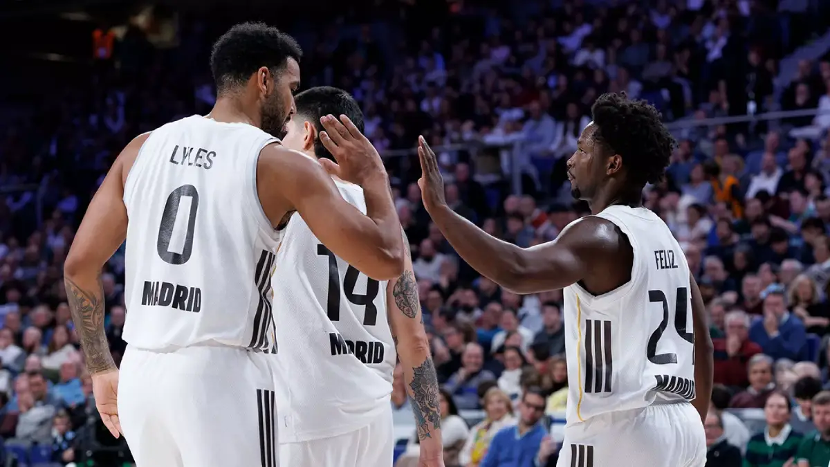 Les Madrilènes en Euroligue (realmadrid.com).