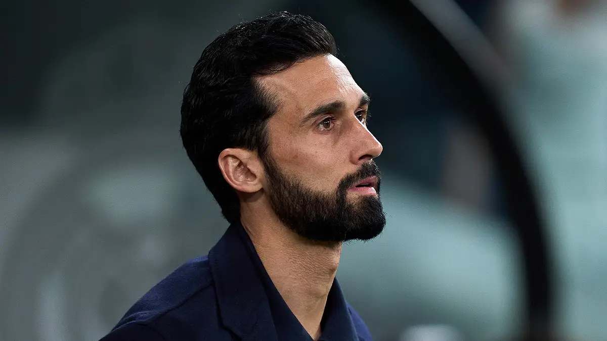 MADRID, SPAIN - APRIL 10: Álvaro Arbeloa, Head Coach of Real Madrid, looks on prior to the LaLiga EA Sports match between Real Madrid CF and Girona FC at Estadio Santiago Bernabeu on April 10, 2026 in Madrid, Spain. (Photo by Angel Martinez/Getty Images)