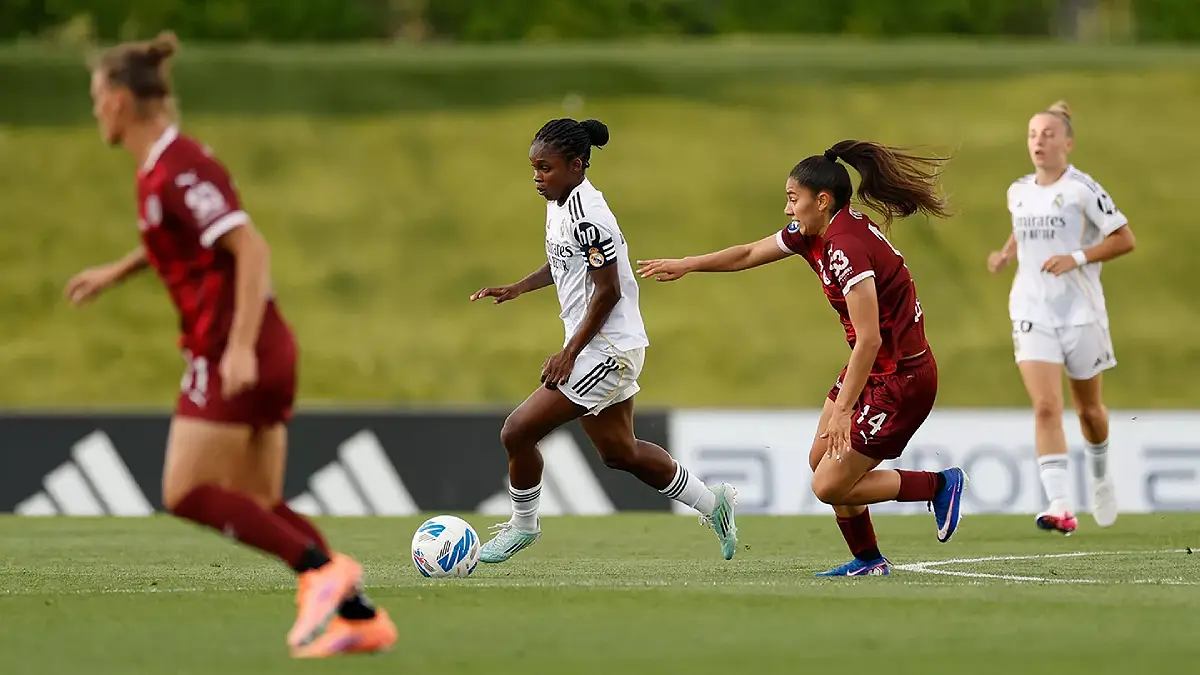 Le Real Madrid féminin tenu en échec, au stade Alfredo Di Stéfano, face à l'équipe de DUX Logroño (realmadrid.com)