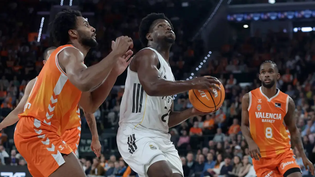 Real Madrid Baloncesto vs Valence - photo prise du site officiel du Real Madrid