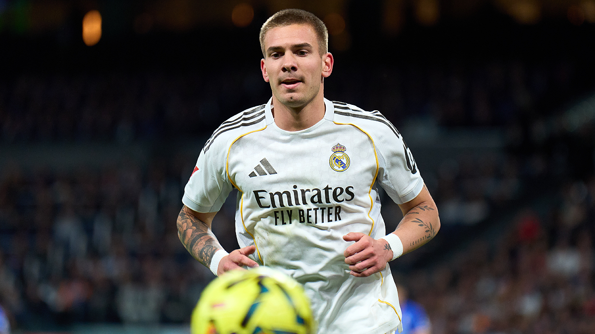 MADRID, SPAIN - MARCH 02: Franco Mastantuono of Real Madrid looks on during the LaLiga EA Sports match between Real Madrid CF and Getafe CF at Estadio Santiago Bernabeu on March 02, 2026 in Madrid, Spain. (Photo by Angel Martinez/Getty Images)