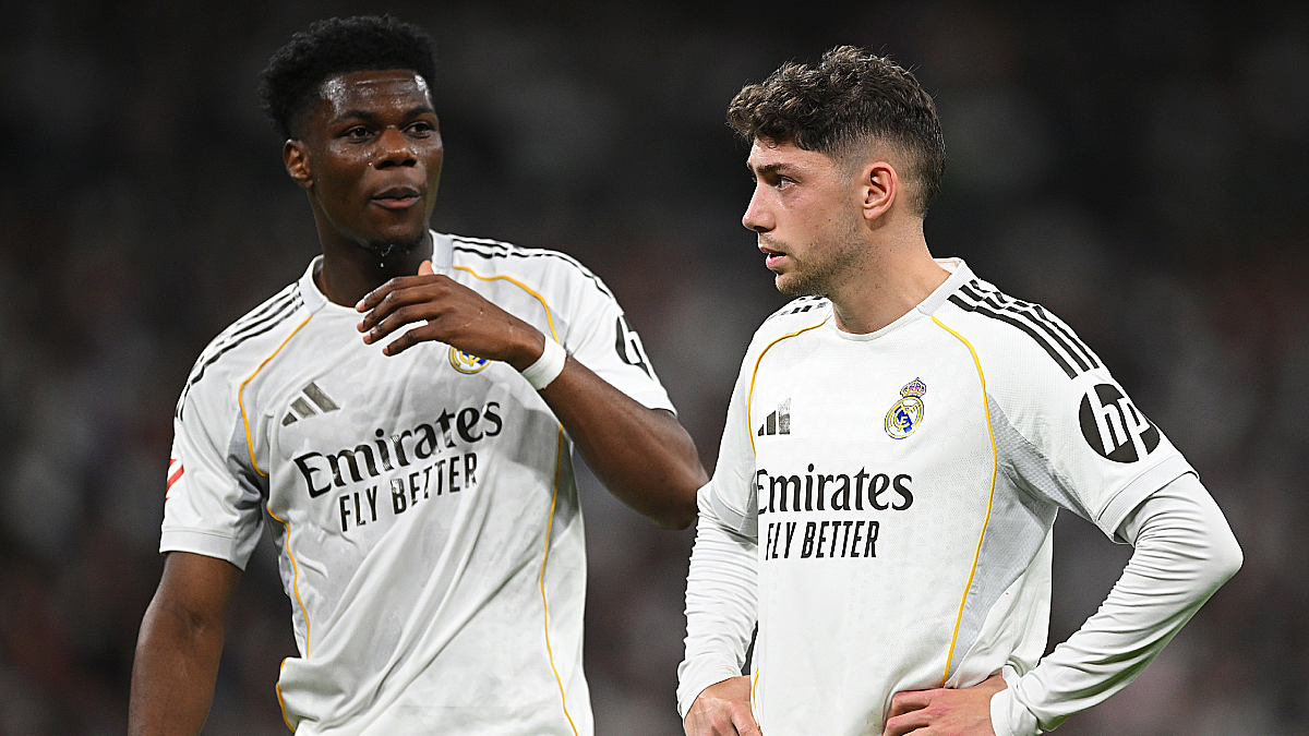 Federico Valverde et Aurélien Tchouaméni sous le maillot du Real Madrid