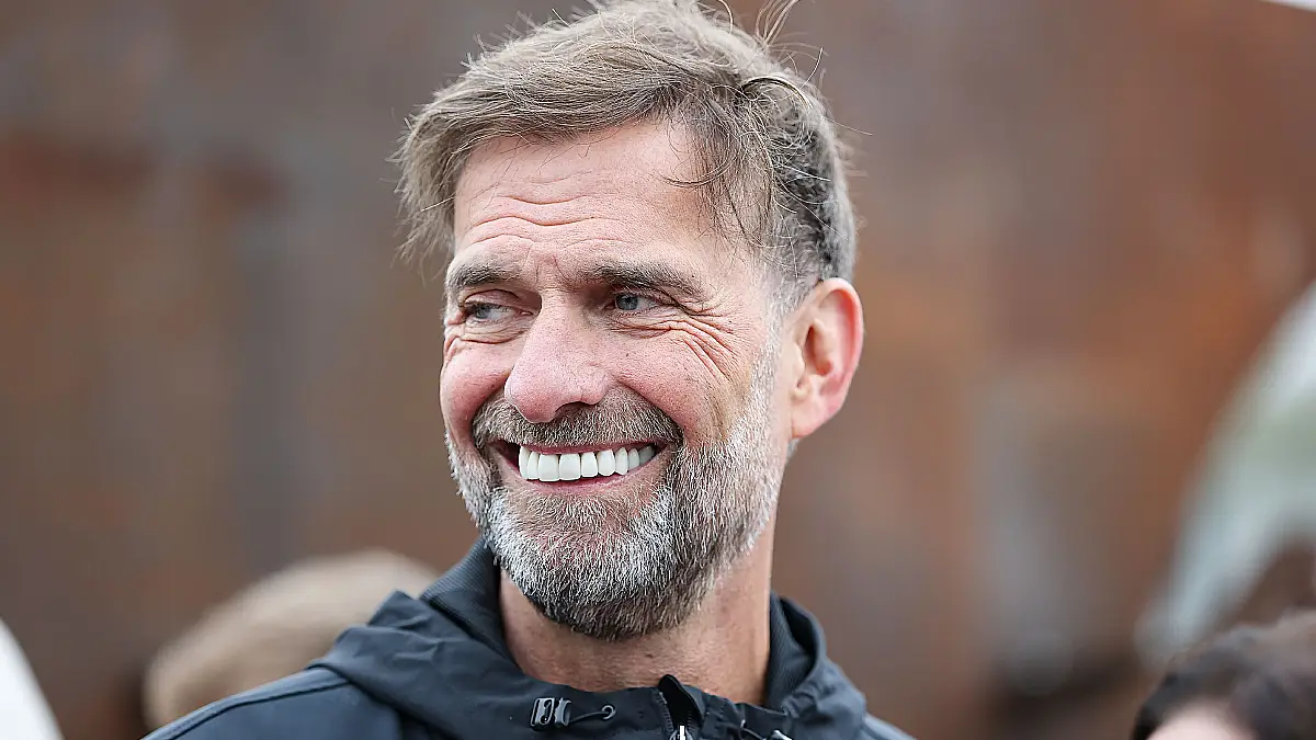 MORRISTOWN, NEW JERSEY - APRIL 22: Jurgen Klopp, Red Bull Head of Global Soccer, looks on during the official opening of New York Red Bulls new training facilities on April 22, 2026 in Morristown, New Jersey. RWJBarnabas Health Red Bulls Performance Center will host team Brazil's main training camp during the upcoming FIFA World Cup. (Photo by Dustin Satloff/Getty Images)