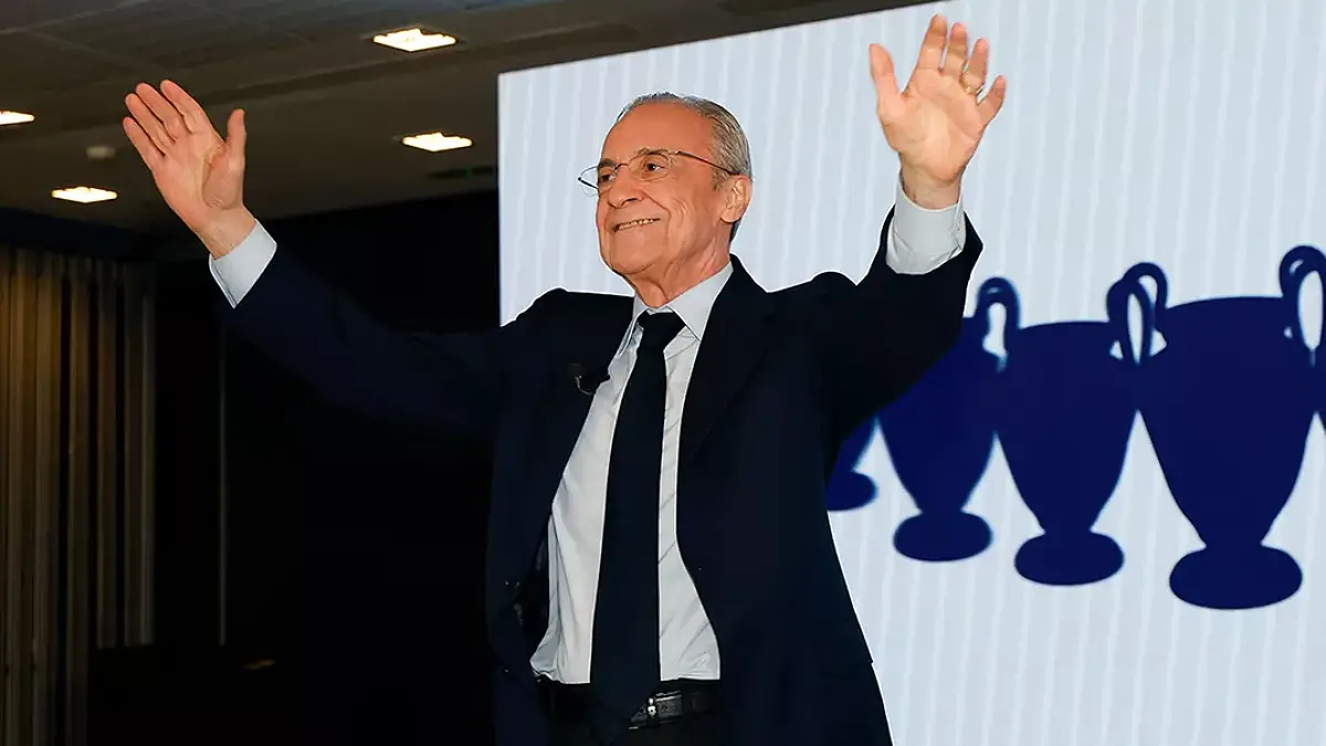 Florentino Pérez après sa victoire aux élections du Real Madrid (realmadrid.com)