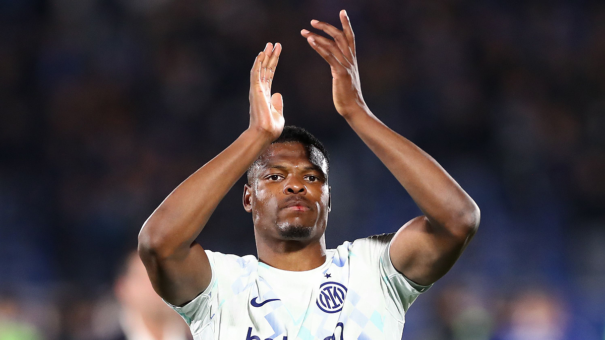 Denzel Dumfries est la première recrue de ce mercato estival du Real Madrid. (Photo by Marco Luzzani/Getty Images)