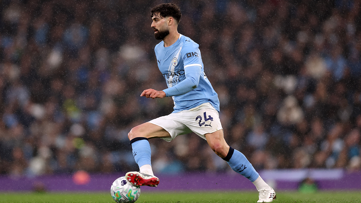Le Real Madrid s'active pour recruter Josko Gvardiol cet été. MANCHESTER, ENGLAND - MAY 13: Josko Gvardiol of Manchester City during the Premier League match between Manchester City and Crystal Palace at Etihad Stadium on May 13, 2026 in Manchester, England. (Photo by Naomi Baker/Getty Images)