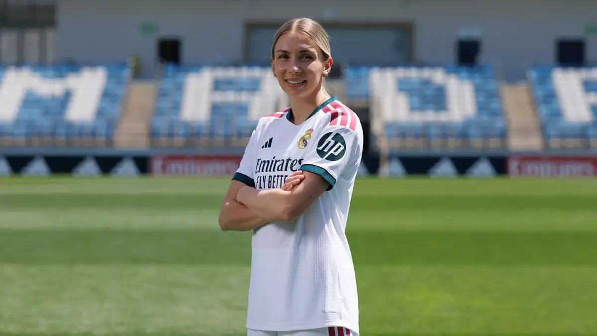 Arrivée en provenance de Francfort, Elisa Senß s'est engagée jusqu'en 2030 avec le Real Madrid. (realmadrid.com)