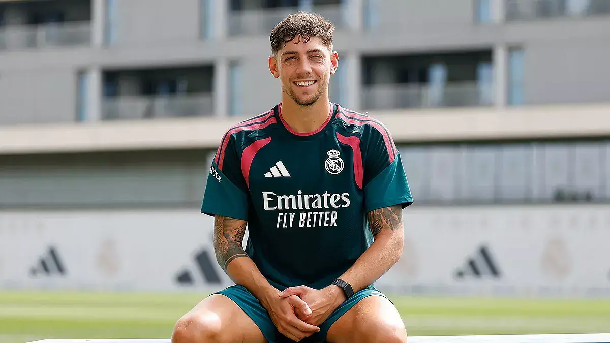 Fede Valverde a fait son retour ce mercredi à Valdebebas (realmadrid.com)