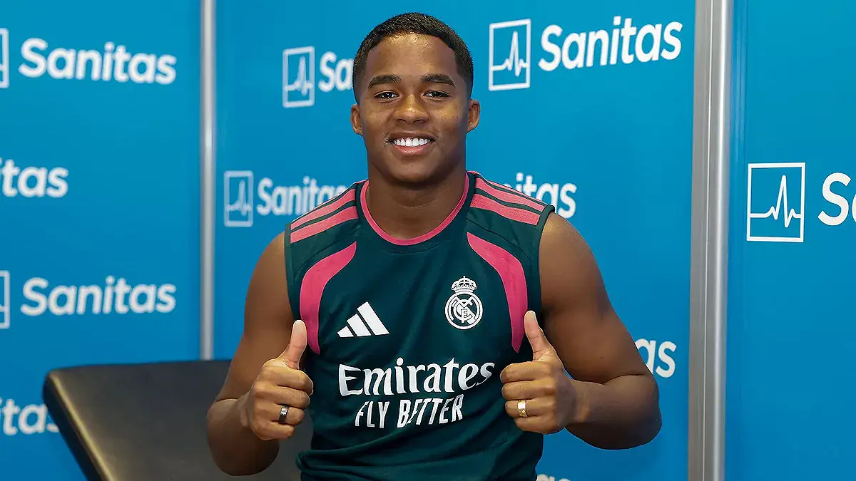 Endrick est de retour au Real Madrid (realmadrid.com)