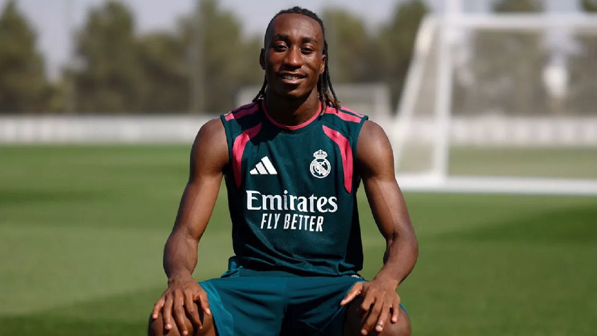 Diomandé au micro RMTV (RealMadrid.com)