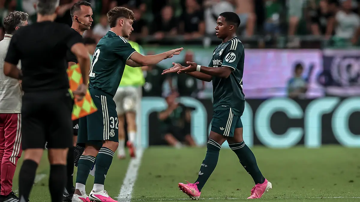 BUDAPEST, HUNGARY - AUGUST 8: Endrick of Real Madrid during the match between Ferencvarosi TC and Real Madrid at Groupama Arena on August 8, 2026 in Budapest, Hungary. (Photo by David Balogh/Getty Images)