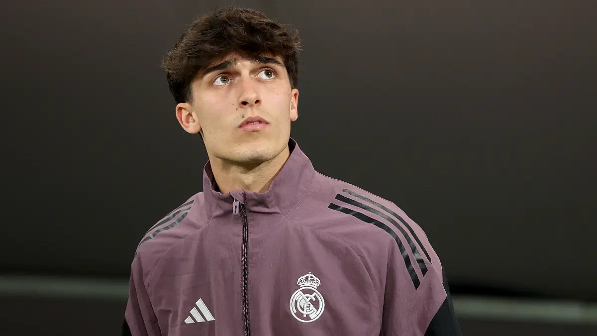 MADRID, SPAIN - MARCH 22: Manuel Angel of Real Madrid looks on prior to the LaLiga EA Sports match between Real Madrid CF and Atletico de Madrid at Estadio Santiago Bernabeu on March 22, 2026 in Madrid, Spain. (Photo by Florencia Tan Jun/Getty Images)