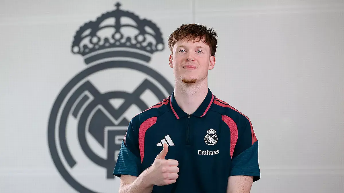 Max Shulga au centre d'entraînement du Real Madrid. (realmadrid.com)
