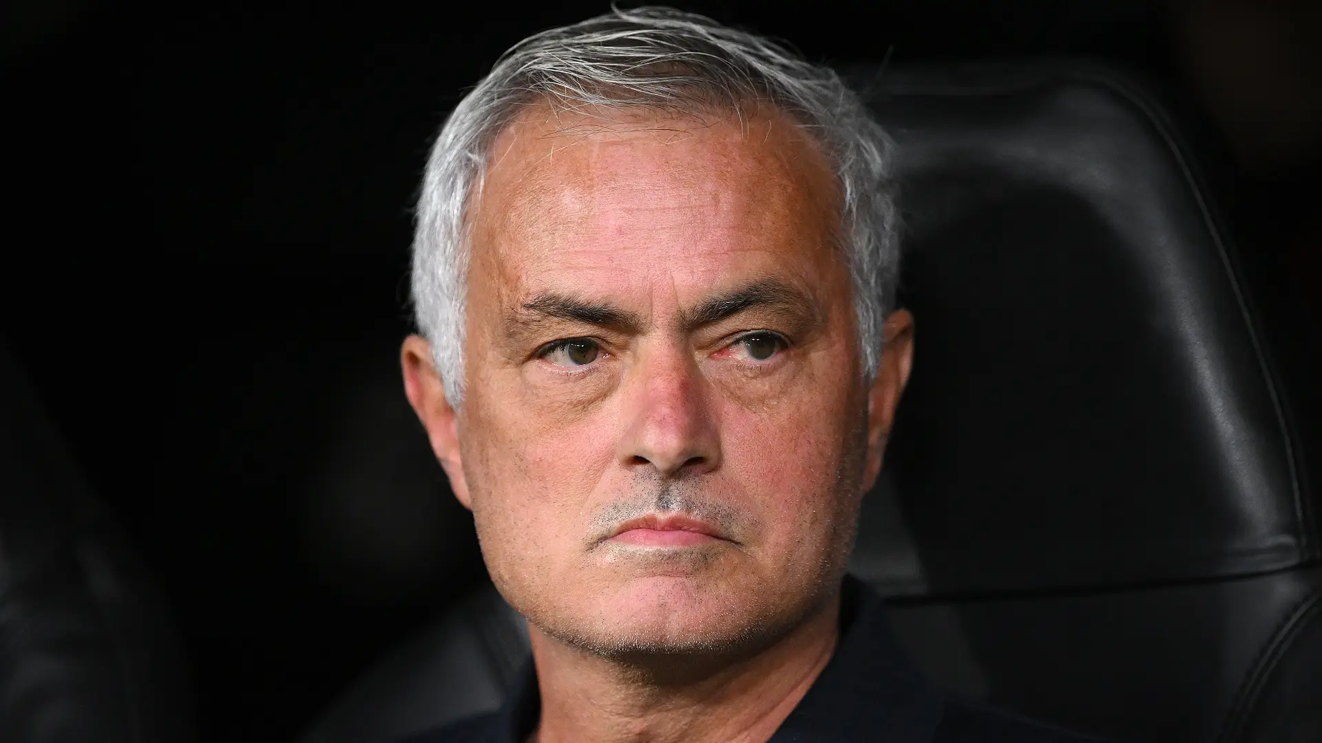 MADRID, SPAIN - SEPTEMBER 08: Jose Mourinho, Head Coach of Real Madrid looks on before the UEFA Champions League 2026/27 League Phase MD1 match between Real Madrid C.F. and FC Internazionale Milano at Estadio Santiago Bernabeu on September 08, 2026 in Madrid, Spain. (Photo by Denis Doyle/Getty Images)