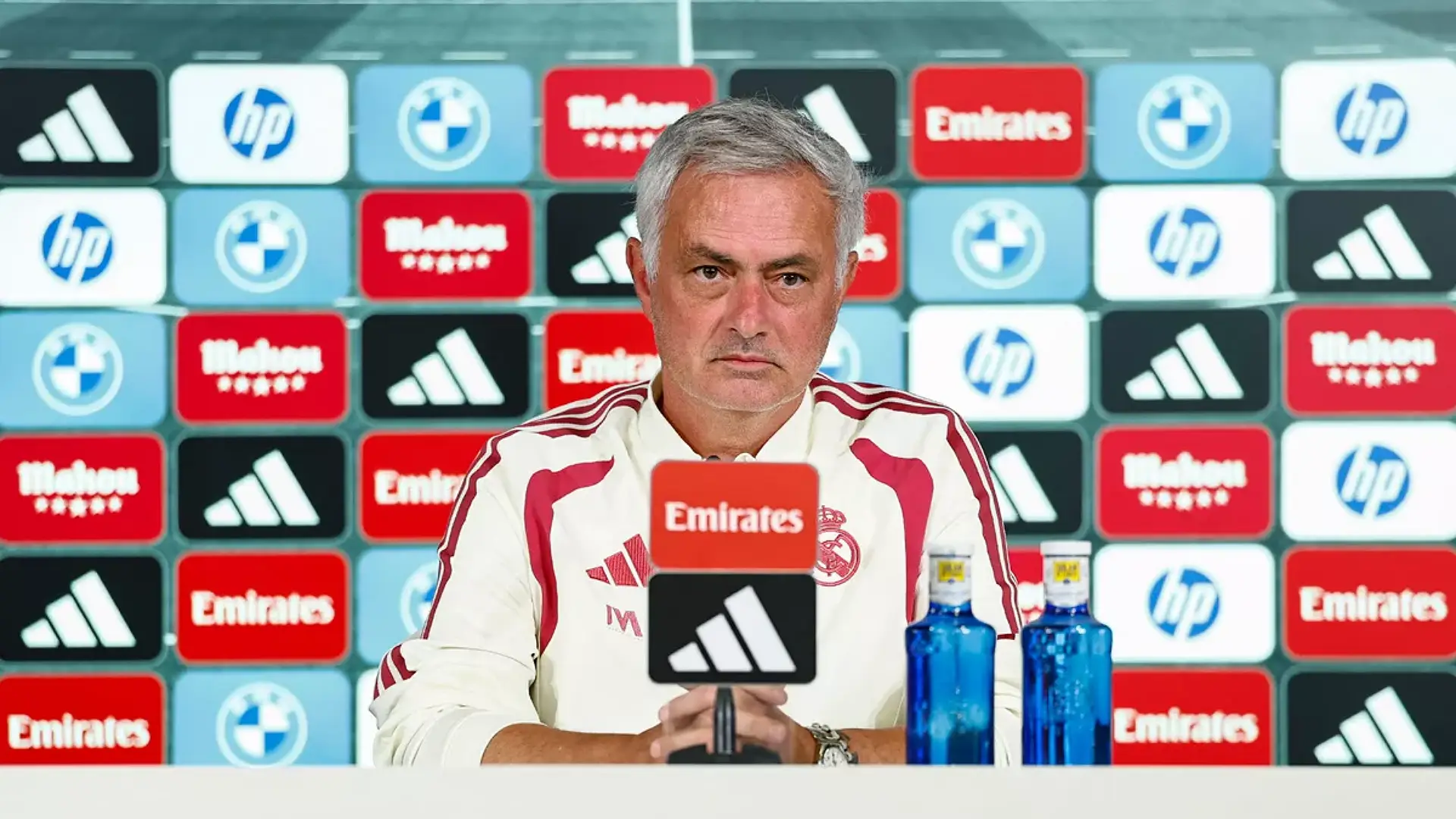 José Mourinho en conférence de presse d'avant-match contre l'Atlético de Madrid. (realmadrid.com)
