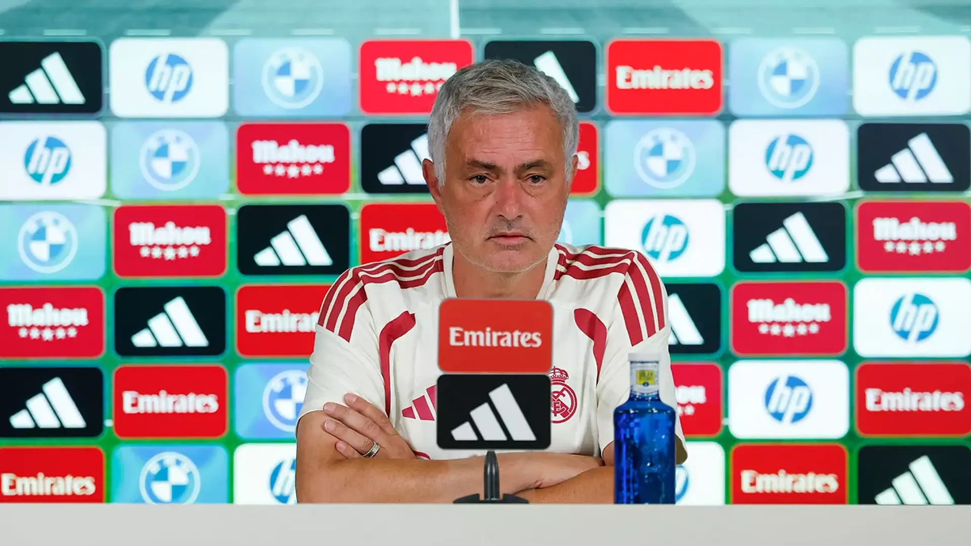 José Mourinho en conférence de presse avant le match contre Elche. (realmadrid.com)