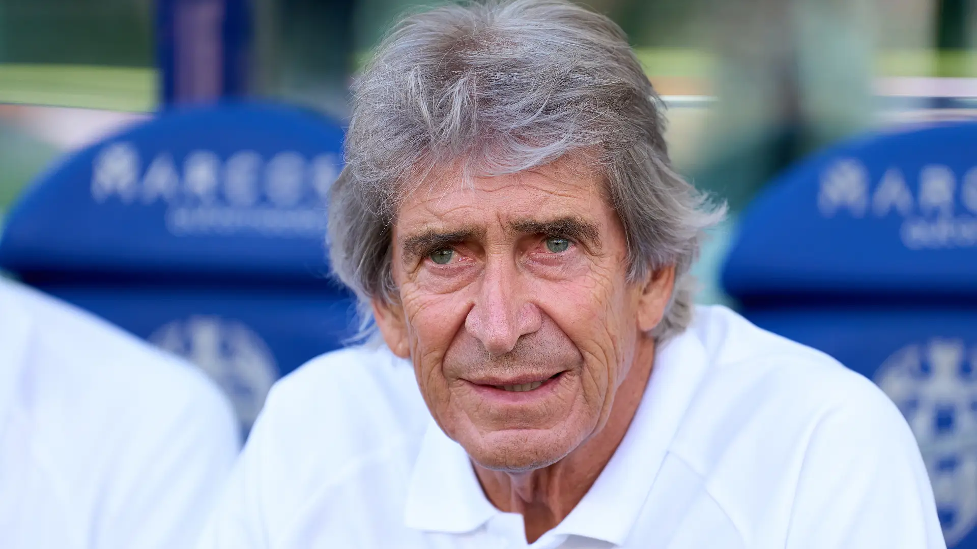 VALENCIA, SPAIN - AUGUST 29: Manuel Pellegrini, head coach of Real Betis Balompie looks on prior to the LaLiga EA Sports 2026/27 match between Levante UD and Real Betis Balompie at Ciutat de Valencia on August 29, 2026 in Valencia, Spain. (Photo by Mateo Villalba Sanchez/Getty Images)
