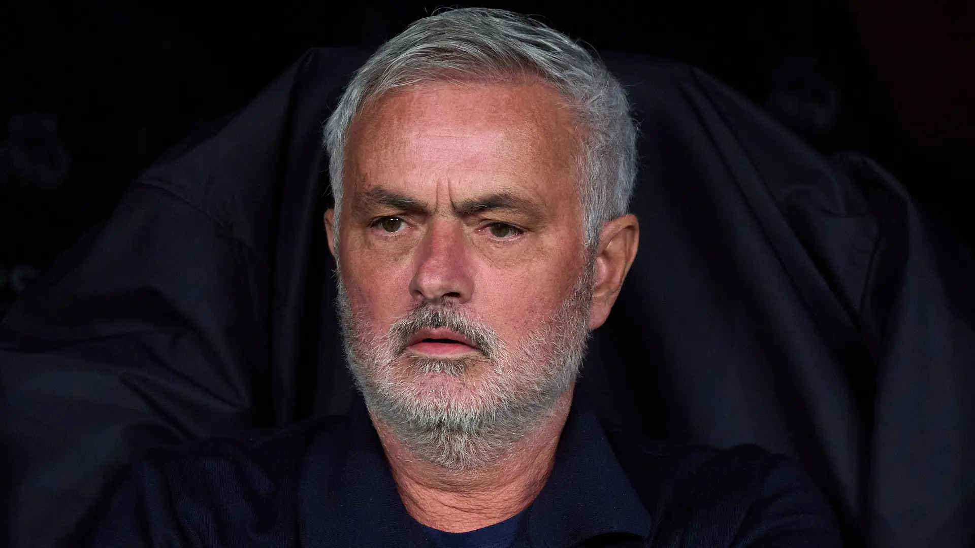 MADRID, SPAIN - OCTOBER 18: José Mourinho, Head Coach of Real Madrid looks on prior to the LaLiga EA Sports 2026/27 match between Real Madrid and Sevilla FC at Estadio Santiago Bernabeu on October 18, 2026 in Madrid, Spain. (Photo by Angel Martinez/Getty Images)