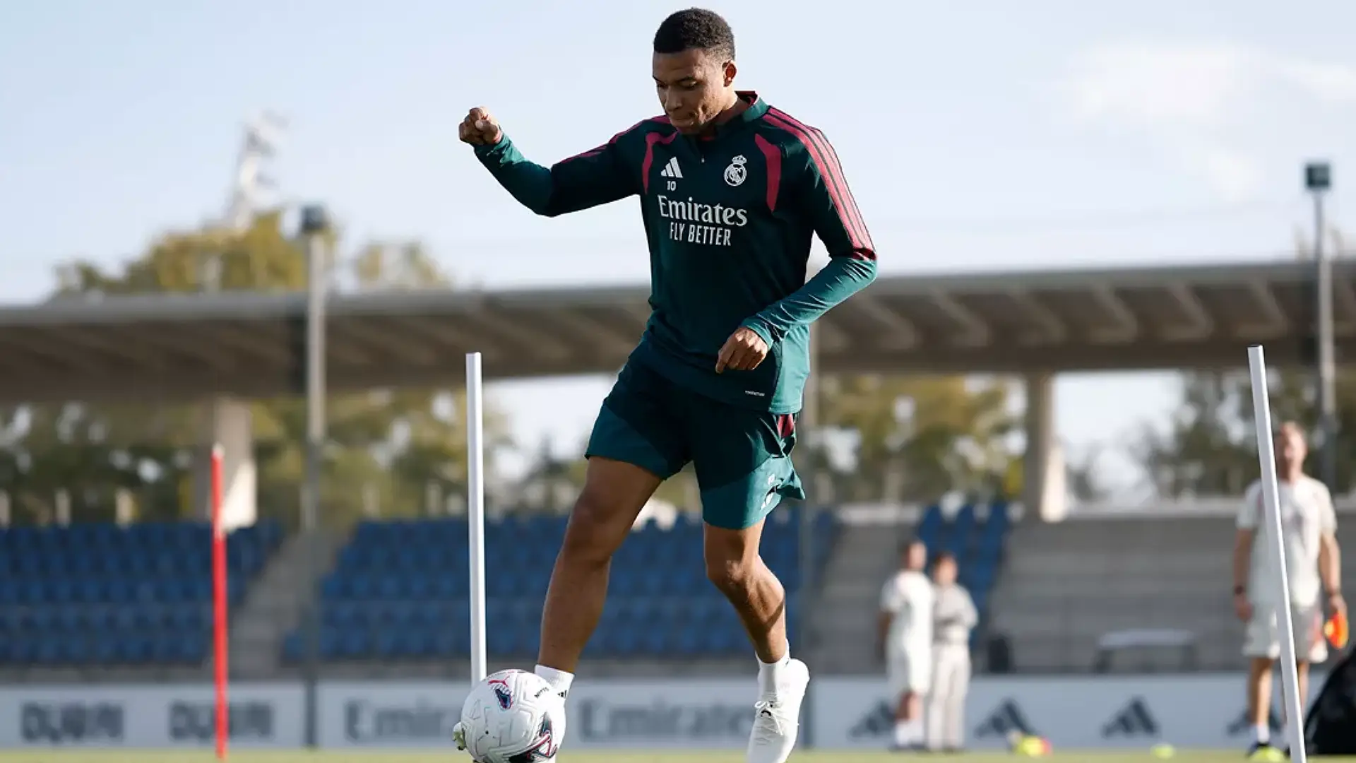 Kylian Mbappé a fait son retour à l'entraînement ce lundi (realmadrid.com)