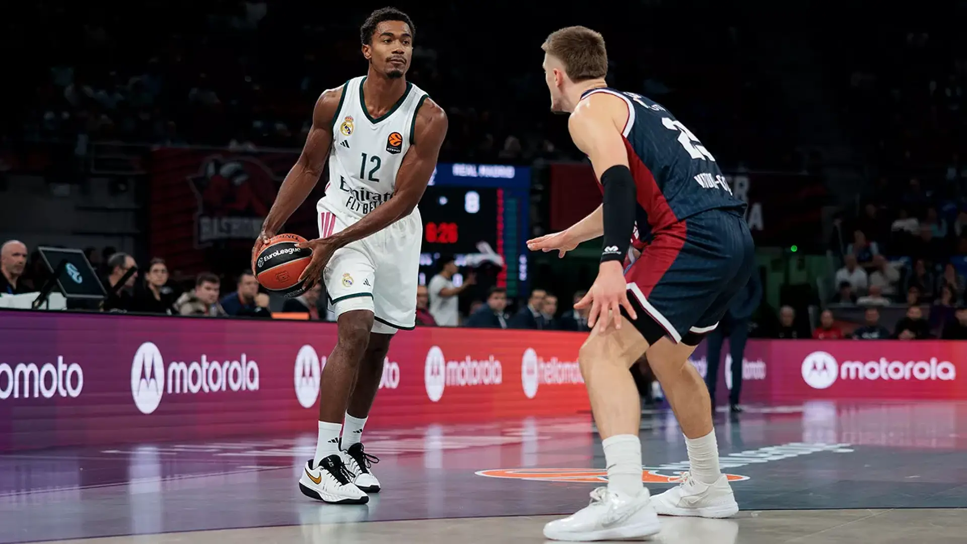 Théo Maledon et le Real Madrid décime Baskonia. (realmadrid.com)