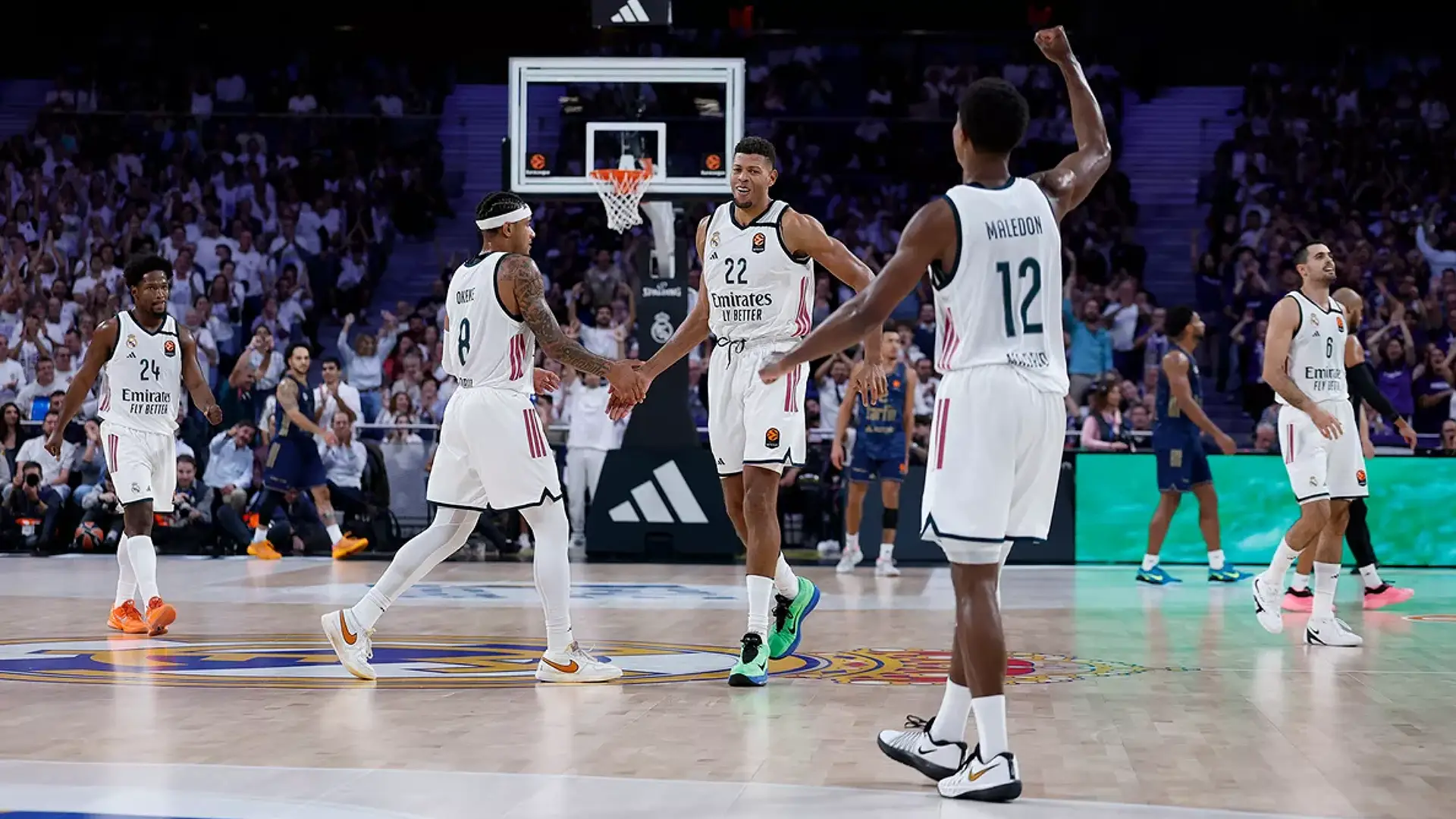 Le Real Madrid Baloncesto poursuit sa série en Euroligue contre Fenerbahçe. (realmadrid.com)