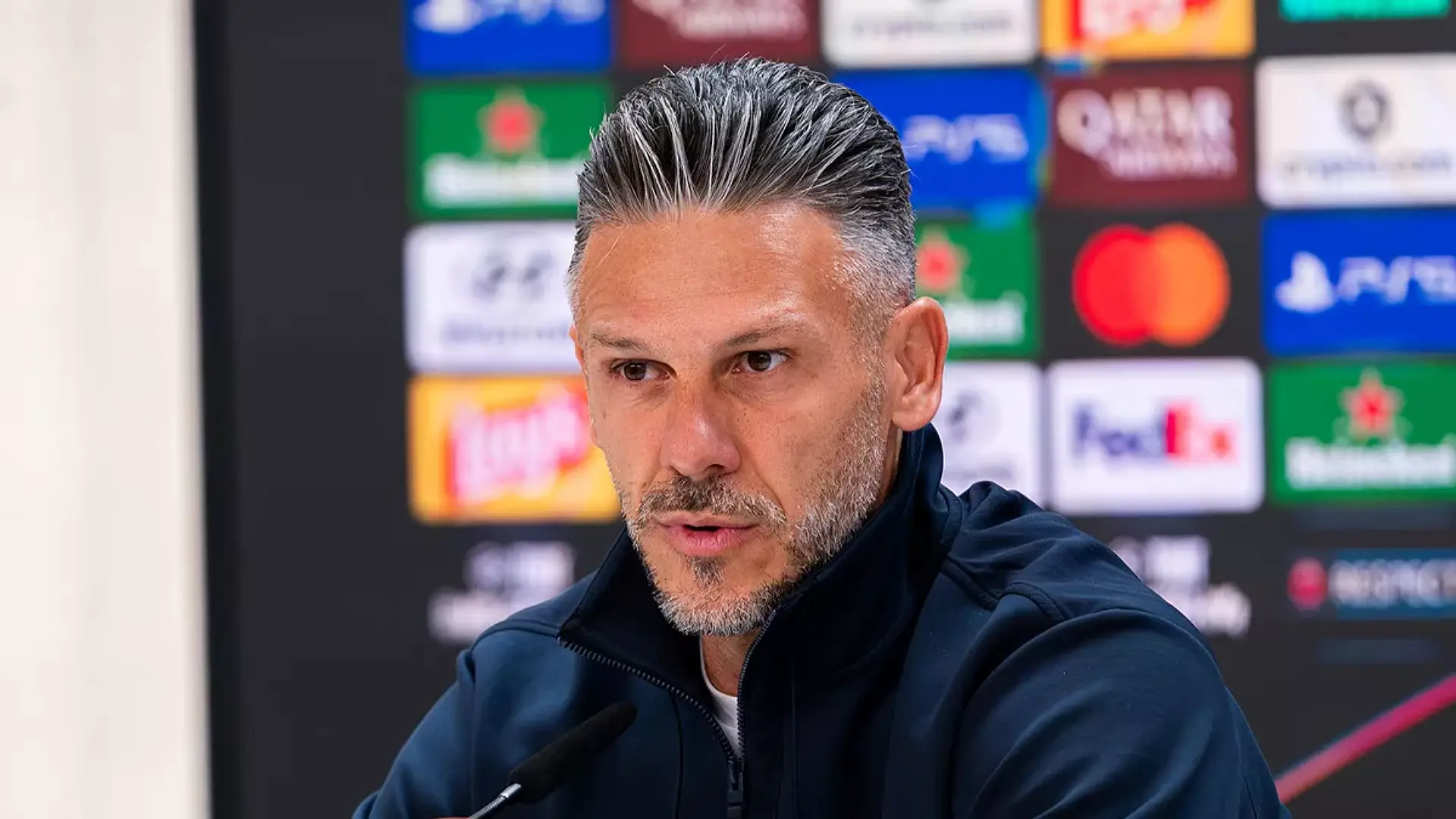 Martin Demichelis en conférence de presse avant le match contre le Real Madrid (realmadrid.com)